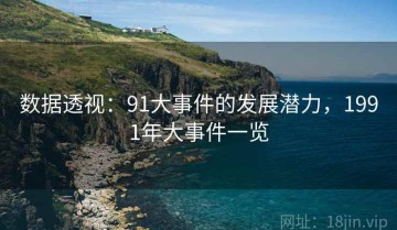 数据透视：91大事件的发展潜力，1991年大事件一览