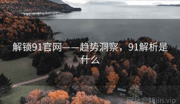 解锁91官网——趋势洞察，91解析是什么