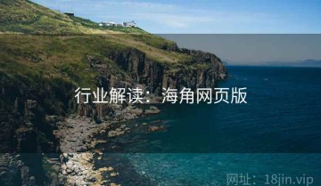行业解读：海角网页版