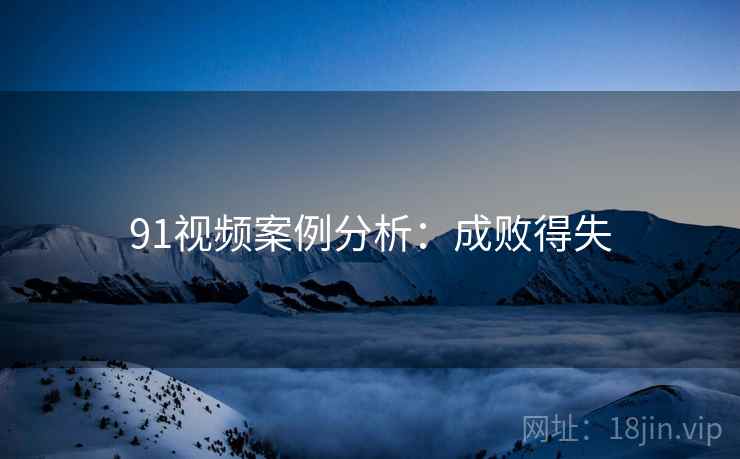 91视频案例分析：成败得失