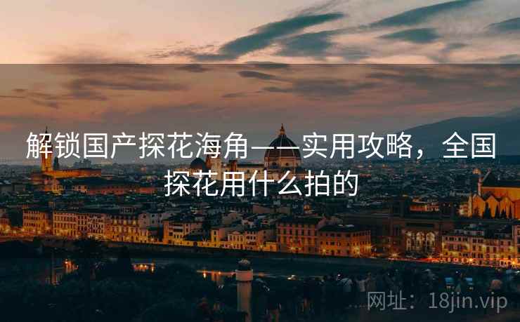 解锁国产探花海角——实用攻略，全国探花用什么拍的