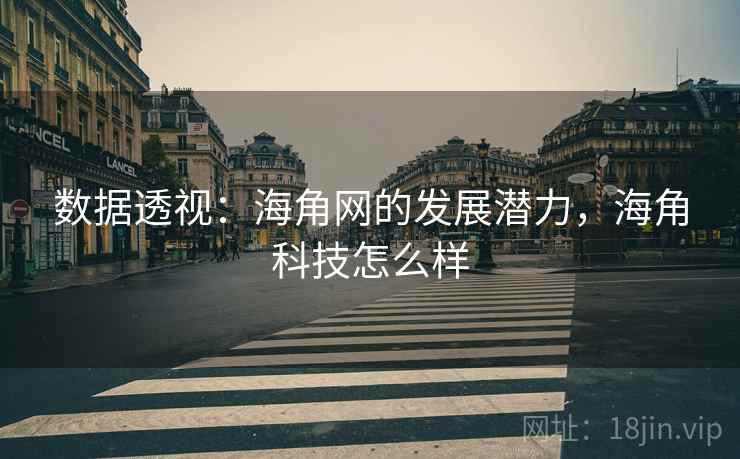 数据透视：海角网的发展潜力，海角科技怎么样