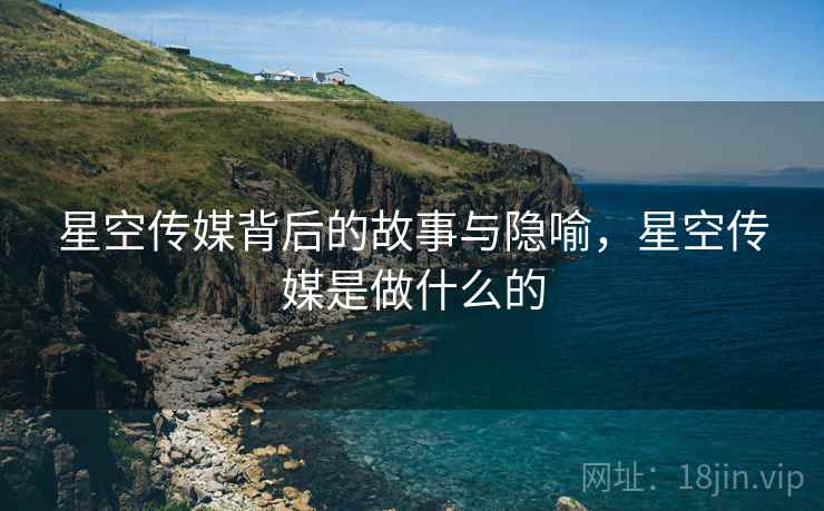 星空传媒背后的故事与隐喻，星空传媒是做什么的
